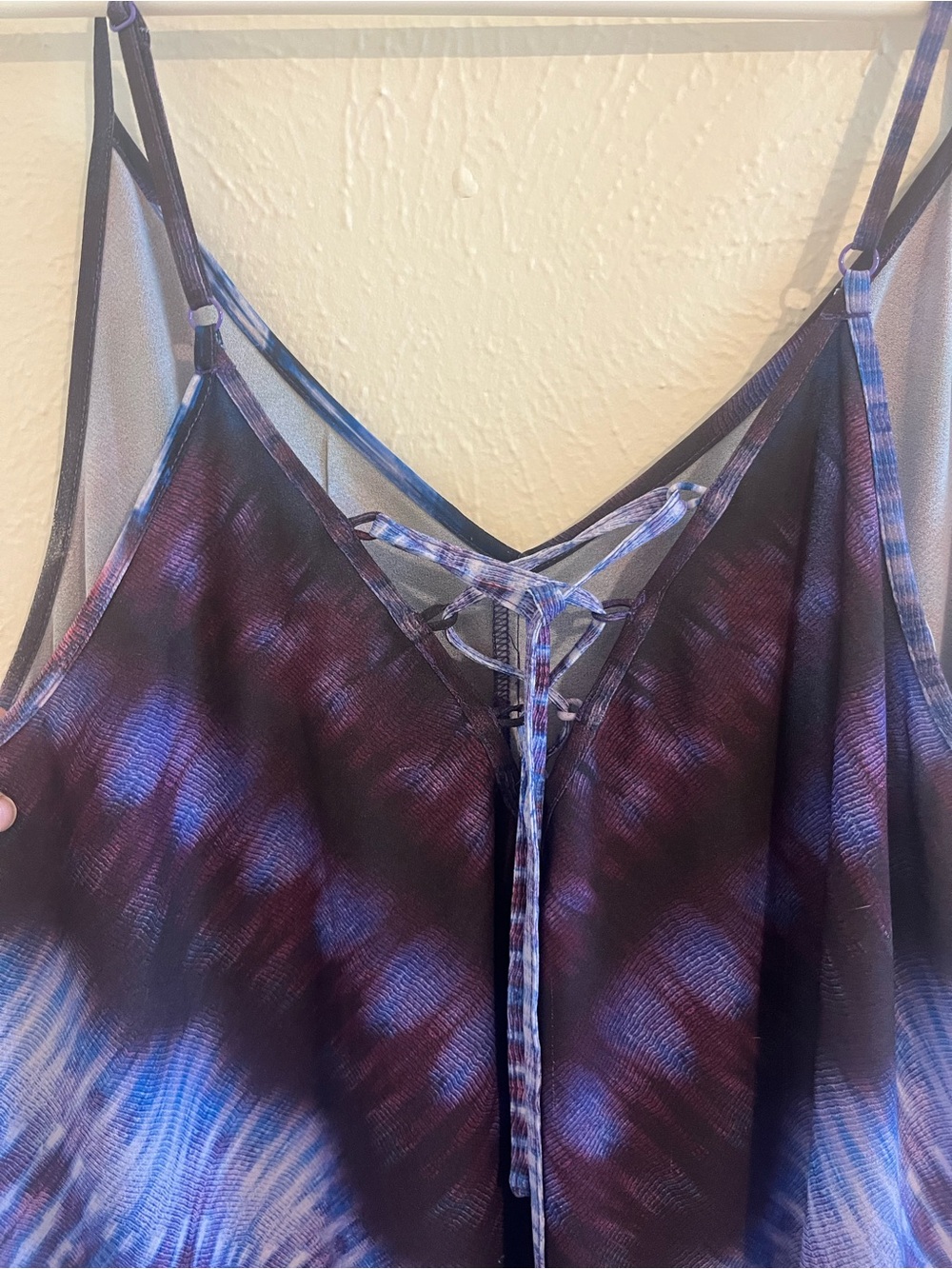 Prana Purple and Blue Strappy Tank Dress - Picture 2 of 3